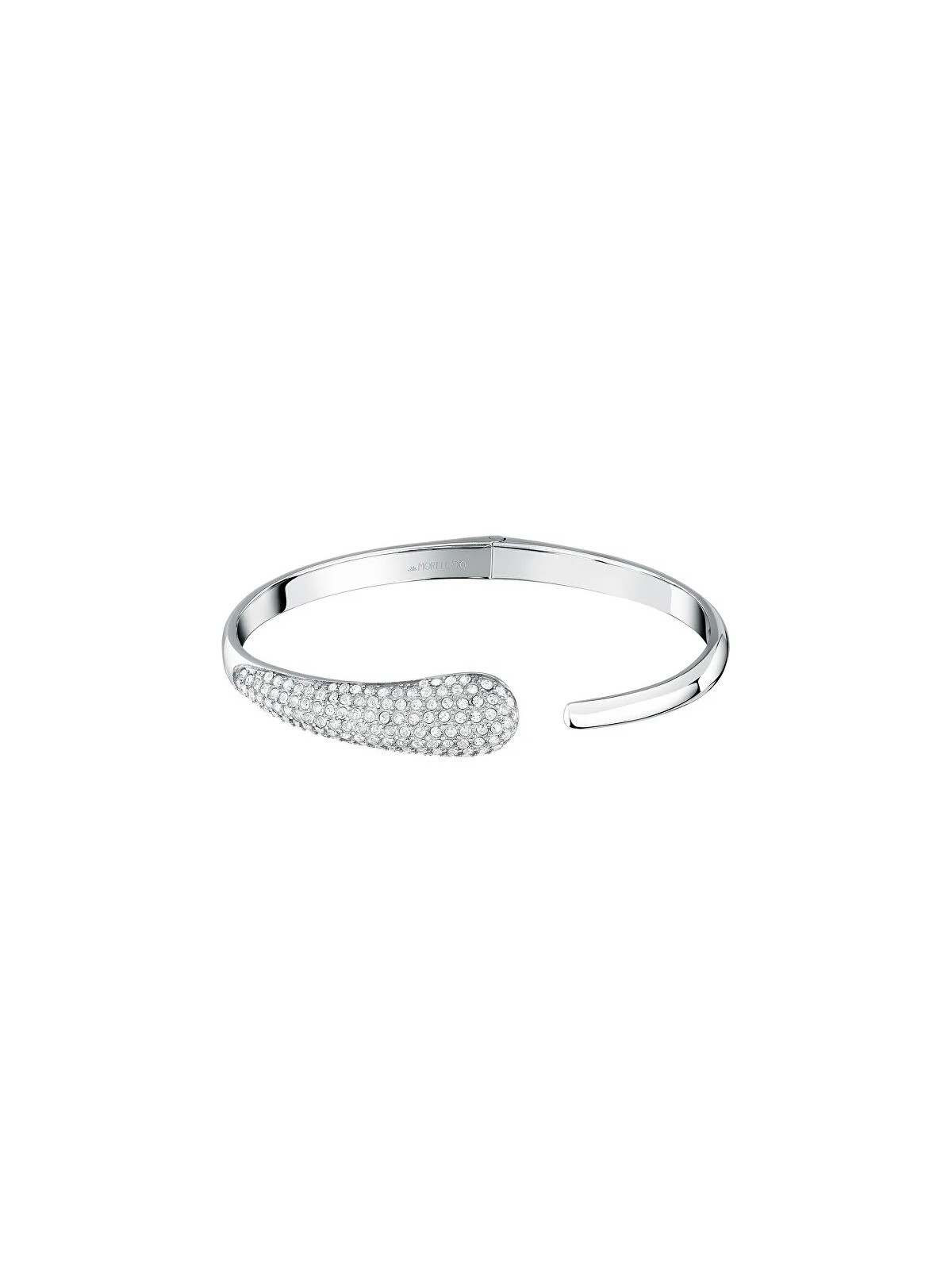Morellato Bracciale in acciaio massiccio con cristalli Design SAYP18 - Diametro: 5.6 cm donna