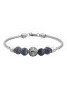Troli Elegante bracciale in acciaio con perline VEDB0291S-A unisex