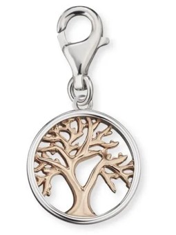 Engelsrufer Ciondolo bicolore in argento per l'Albero della Vita ERC-LILTREE-BI donna