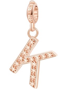 Rosato Ciondolo in bronzo lettera "K" Storie RZ089 donna