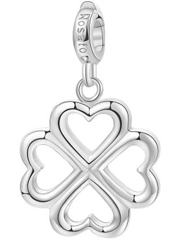 Rosato Ciondolo in argento Quadrifoglio Storie RZ007R donna