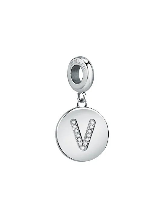 Morellato Ciondolo in acciaio lettera "V" Drops SCZ1171 donna