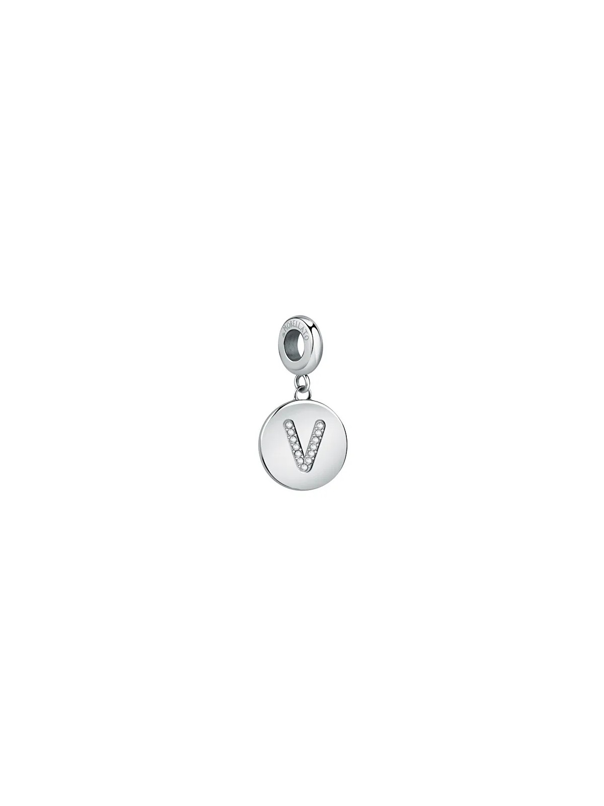 Morellato Ciondolo in acciaio lettera "V" Drops SCZ1171 donna