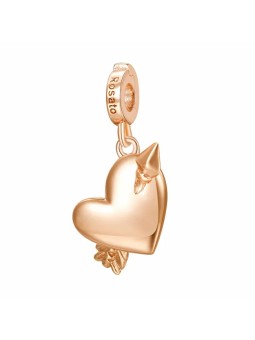 Rosato Affascinante ciondolo in bronzo Cuore di Storie RZ156 donna