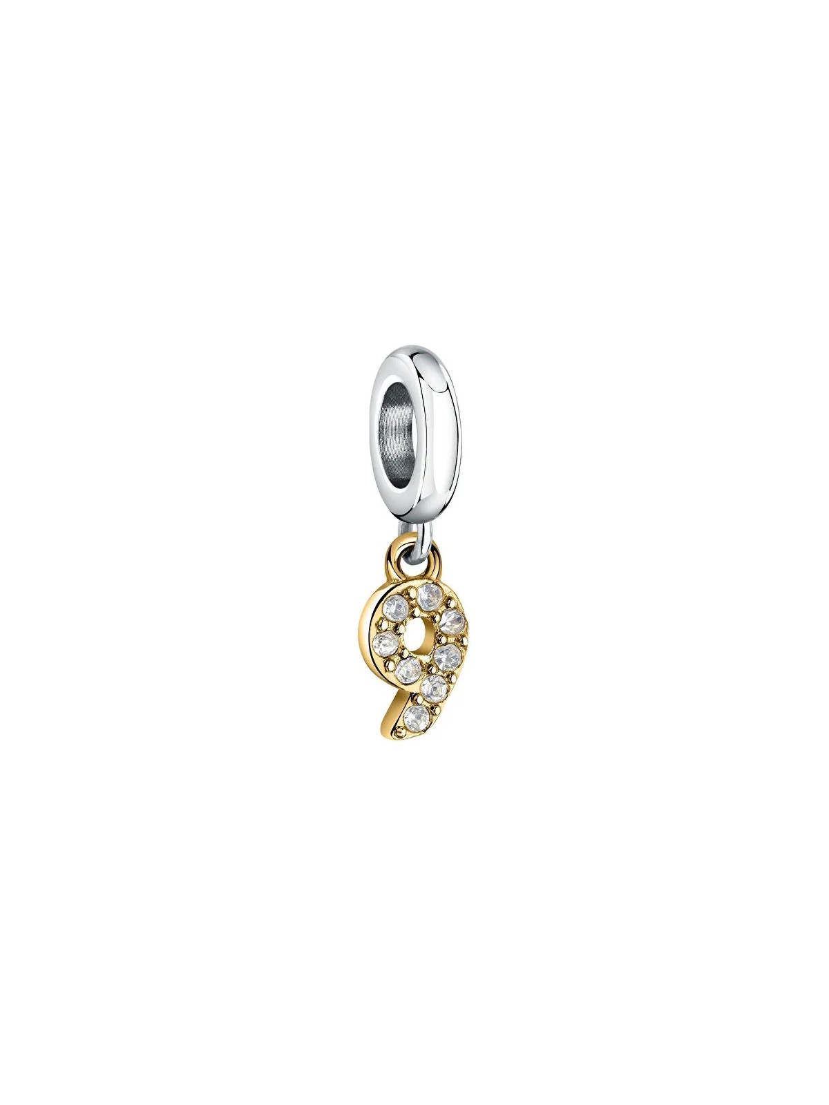 Morellato Ciondolo bicolore in acciaio numero "9" Drops SCZ1310 donna