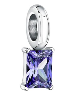 Morellato Ciondolo in acciaio con gocce di zircone viola SCZ1295 donna