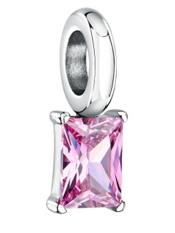 Morellato Ciondolo in acciaio con gocce di zircone rosa SCZ1297 donna