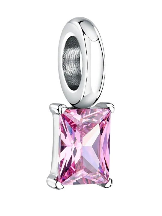 Morellato Ciondolo in acciaio con gocce di zircone rosa SCZ1297 donna