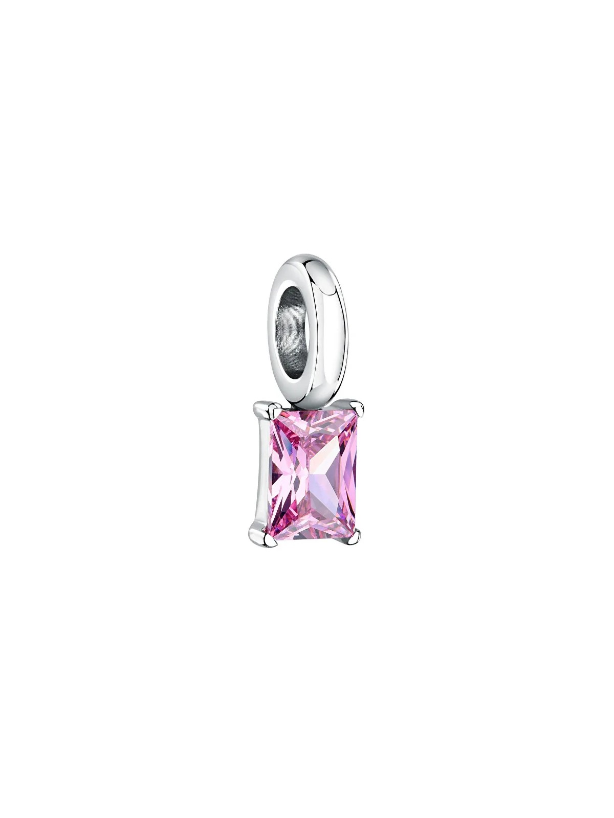 Morellato Ciondolo in acciaio con gocce di zircone rosa SCZ1297 donna
