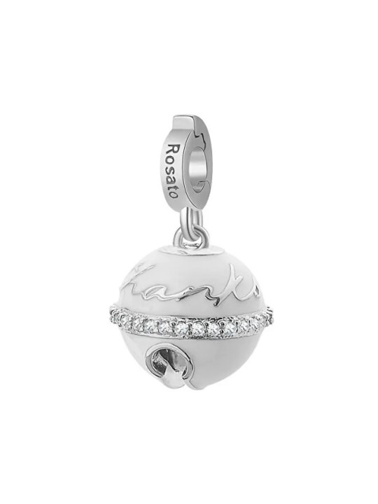 Rosato Bellissimo campanellino d'argento Grazie Mamma Storie RZ183R donna