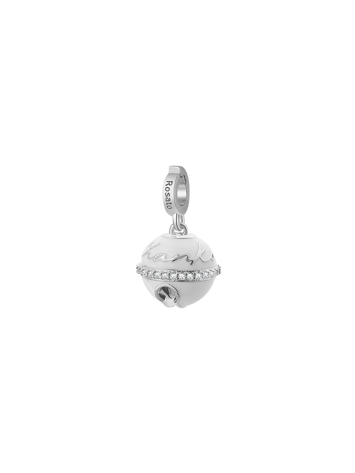 Rosato Bellissimo campanellino d'argento Grazie Mamma Storie RZ183R donna