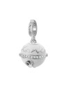 Rosato Bellissimo campanellino d'argento Grazie Mamma Storie RZ183R donna