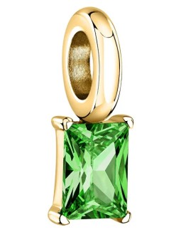 Morellato Ciondolo placcato oro con gocce di zircone verde SCZ1292 donna