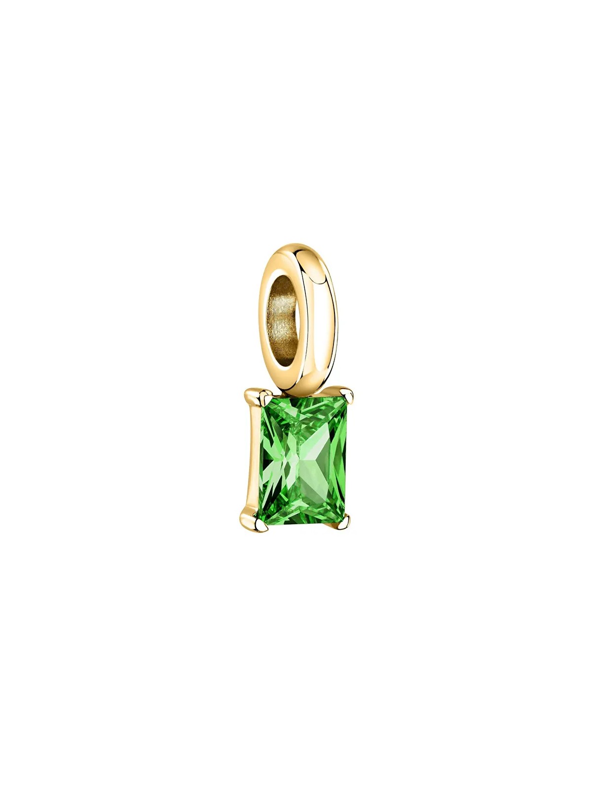 Morellato Ciondolo placcato oro con gocce di zircone verde SCZ1292 donna