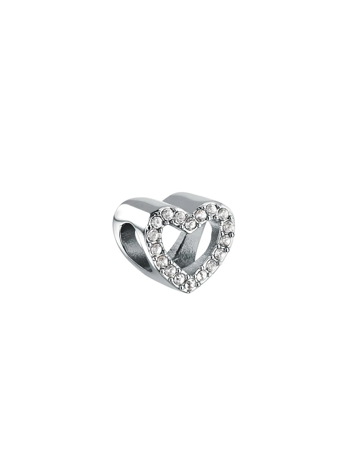 Morellato Perlina moderna in acciaio con cristilla Drops SCZ1385 donna