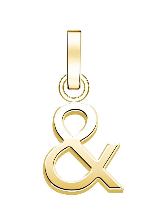 Rosefield Sospensione in acciaio placcato oro "&" Il pendente PE-Oro-E commerciale unisex