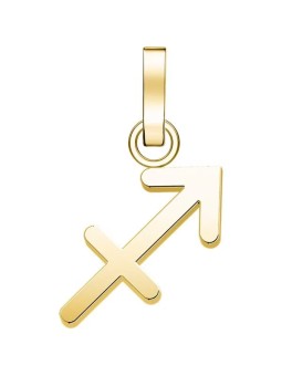 Rosefield Ciondolo placcato oro Sagittario Il Ciondolo PE-Oro-Sagittario-S unisex