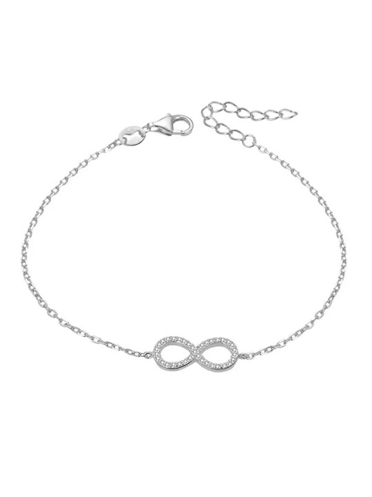 Beneto Bracciale in argento con cristalli AGB483/20 donna