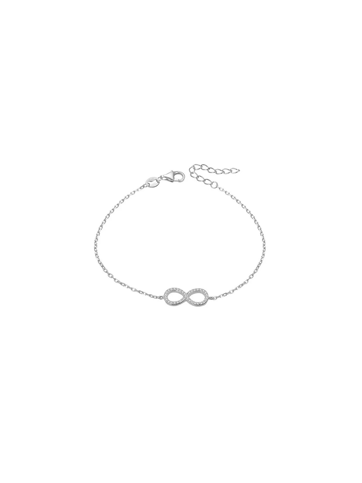 Beneto Bracciale in argento con cristalli AGB483/20 donna