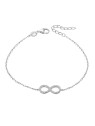Beneto Bracciale in argento con cristalli AGB483/20 donna