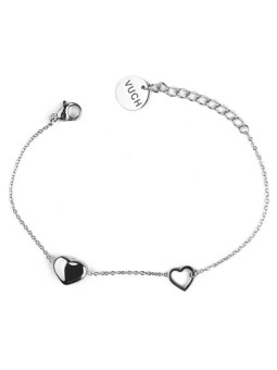 Vuch Bracciale romantico in acciaio Fidelity Silver donna