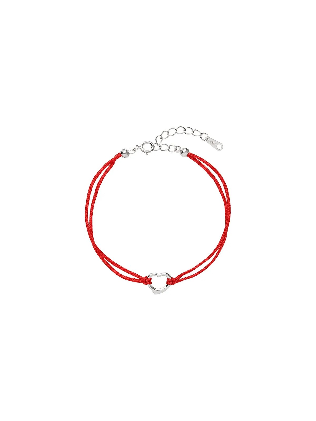 Evolution Group Bracciale Kabbalah Rosso Cuore 13006.3 donna