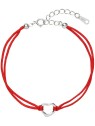 Evolution Group Bracciale Kabbalah Rosso Cuore 13006.3 donna