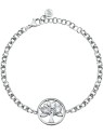 Morellato Bracciale in acciaio senza tempo con cristalli Albero della Vita Vita SATD20 donna