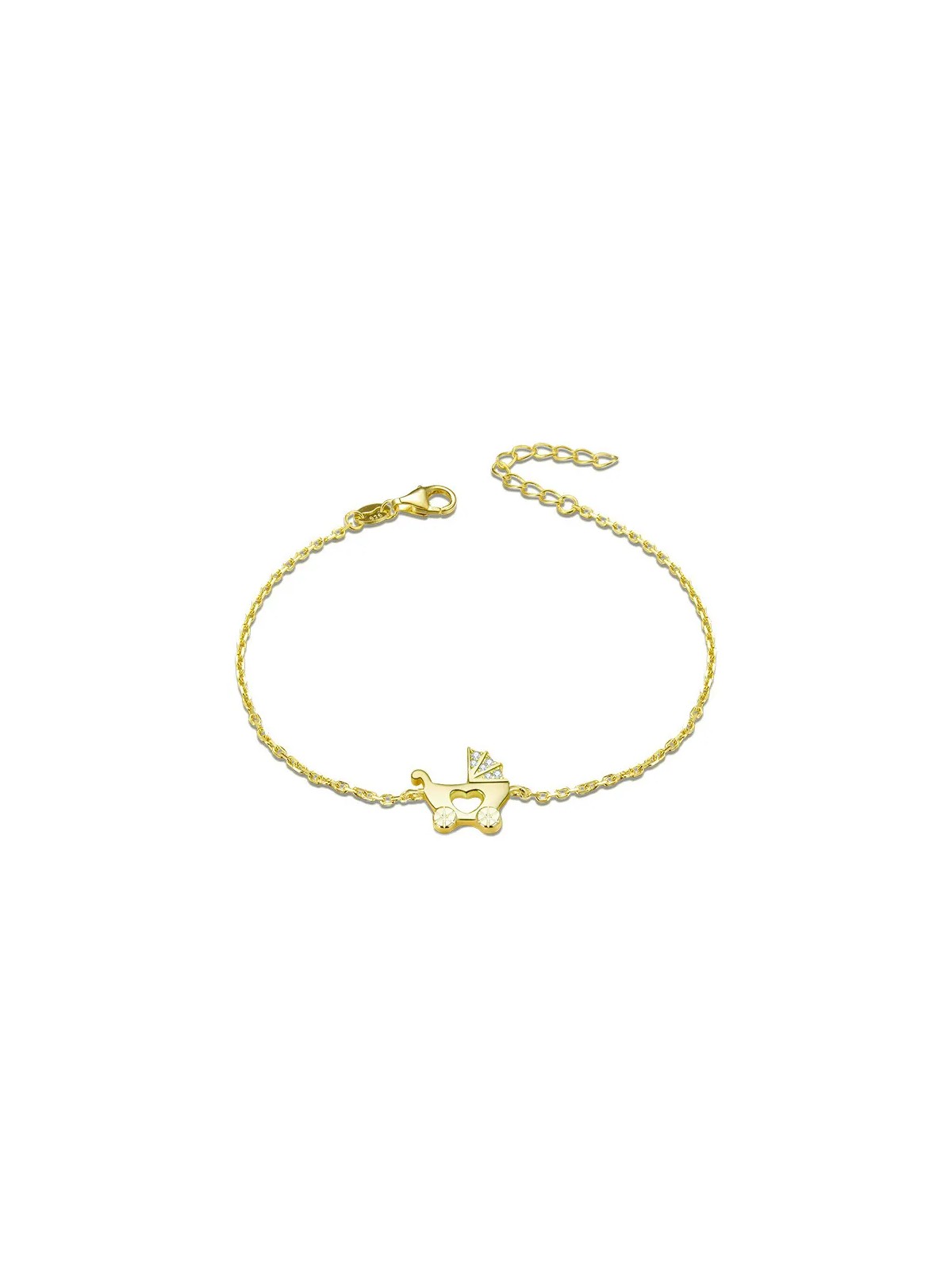 Beneto Bracciale in argento placcato oro Stroller AGB578/21-GOLD donna