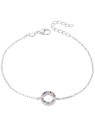 Beneto Bracciale moderno in argento con zirconi AGB581/21 donna