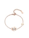 Troli Bracciale in bronzo con fiori VSB006R-PET donna