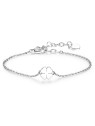 S'Agapõ Bracciale in acciaio con quadrifoglio Click SCK10 donna