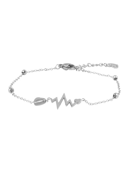 Troli Bracciale in acciaio pregiato Heartbeat VGS1103S donna