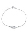 Silvego Braccialetto con ali d'angelo in argento SMJB14QJ2ZT donna