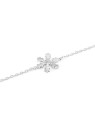 Beneto Elegante bracciale in argento Fiocco di neve AGB638/21 donna