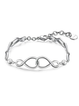 Brosway Elegante bracciale in acciaio Infinity Ribbon BBN25 donna