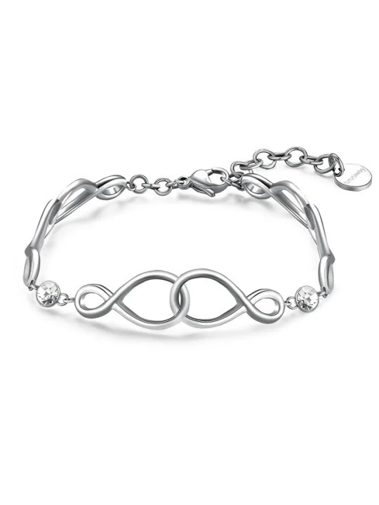Brosway Elegante bracciale in acciaio Infinity Ribbon BBN25 donna