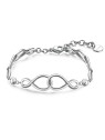Brosway Elegante bracciale in acciaio Infinity Ribbon BBN25 donna