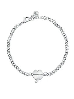 Morellato Bracciale portafortuna in acciaio Maia SAUY12 donna