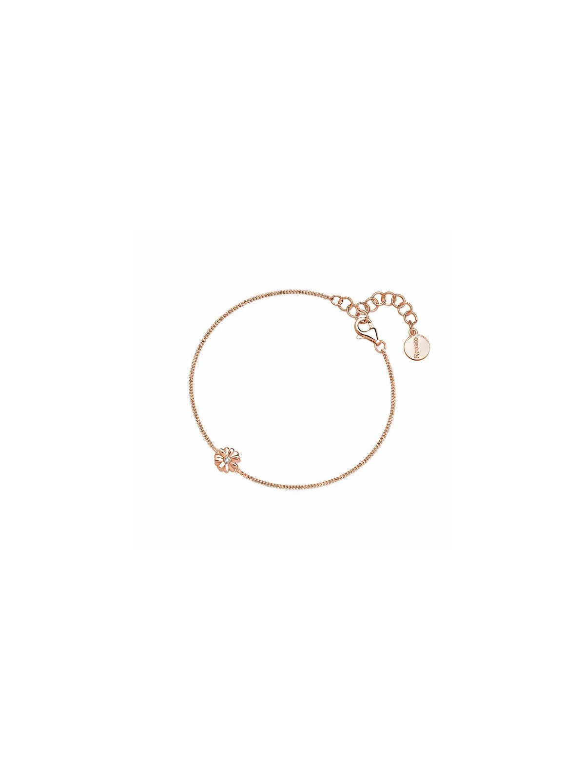 Bracciale Rosato Delicato in bronzo con margherita Allegro RZAL056 donna