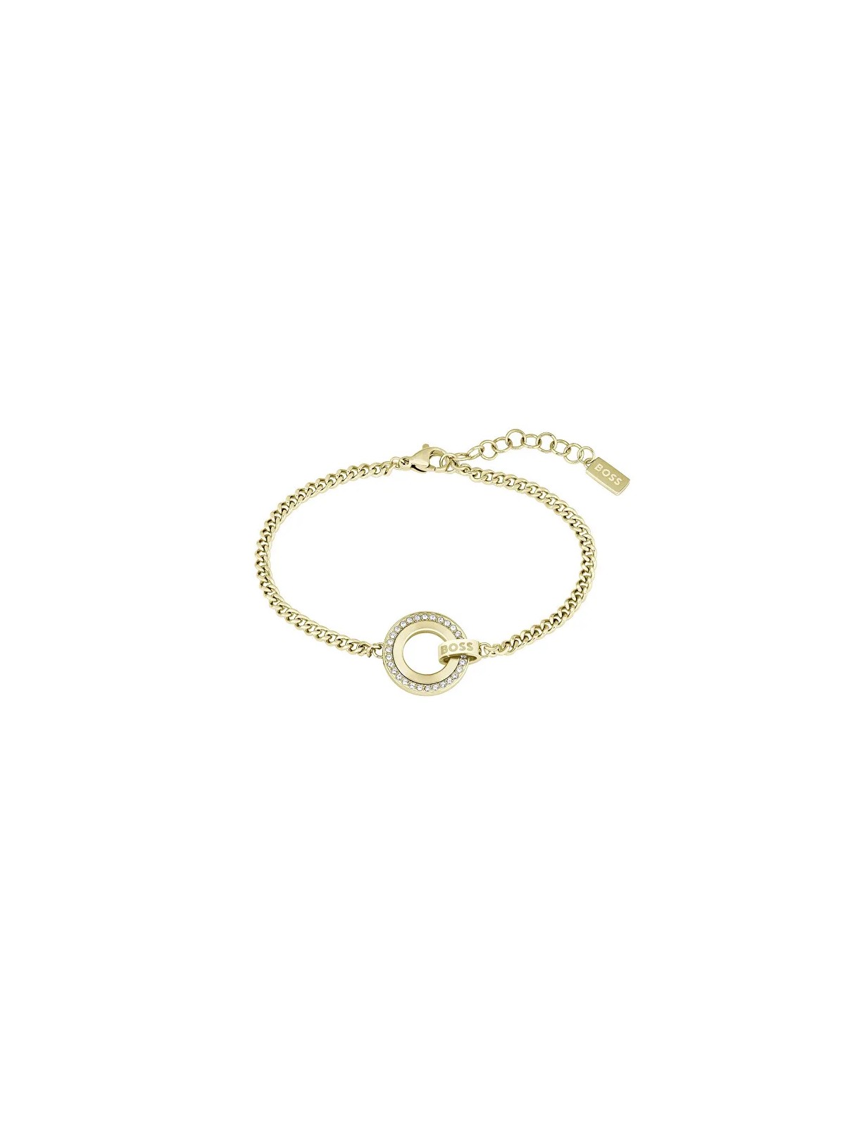 Hugo Boss Affascinante bracciale in acciaio placcato oro 1580504 donna