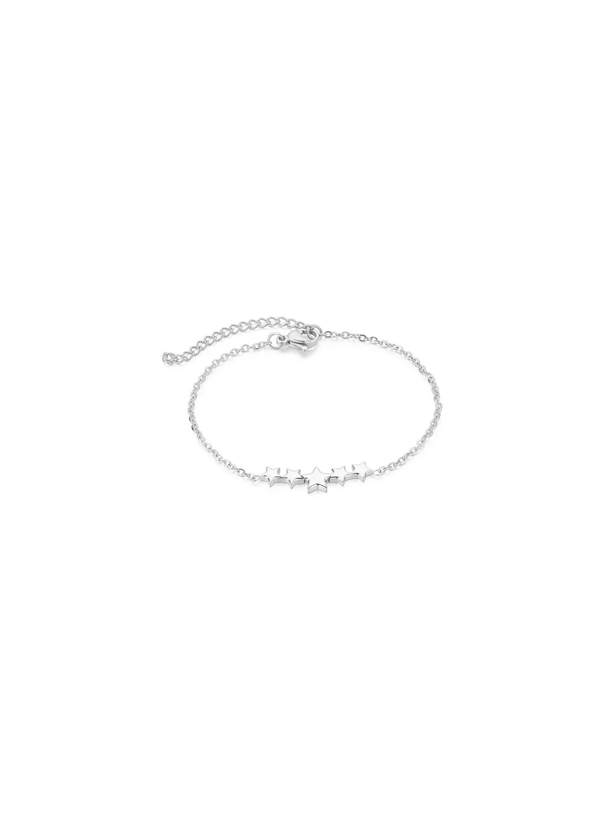 Troli Bracciale in acciaio con stelle VEDB0329S donna