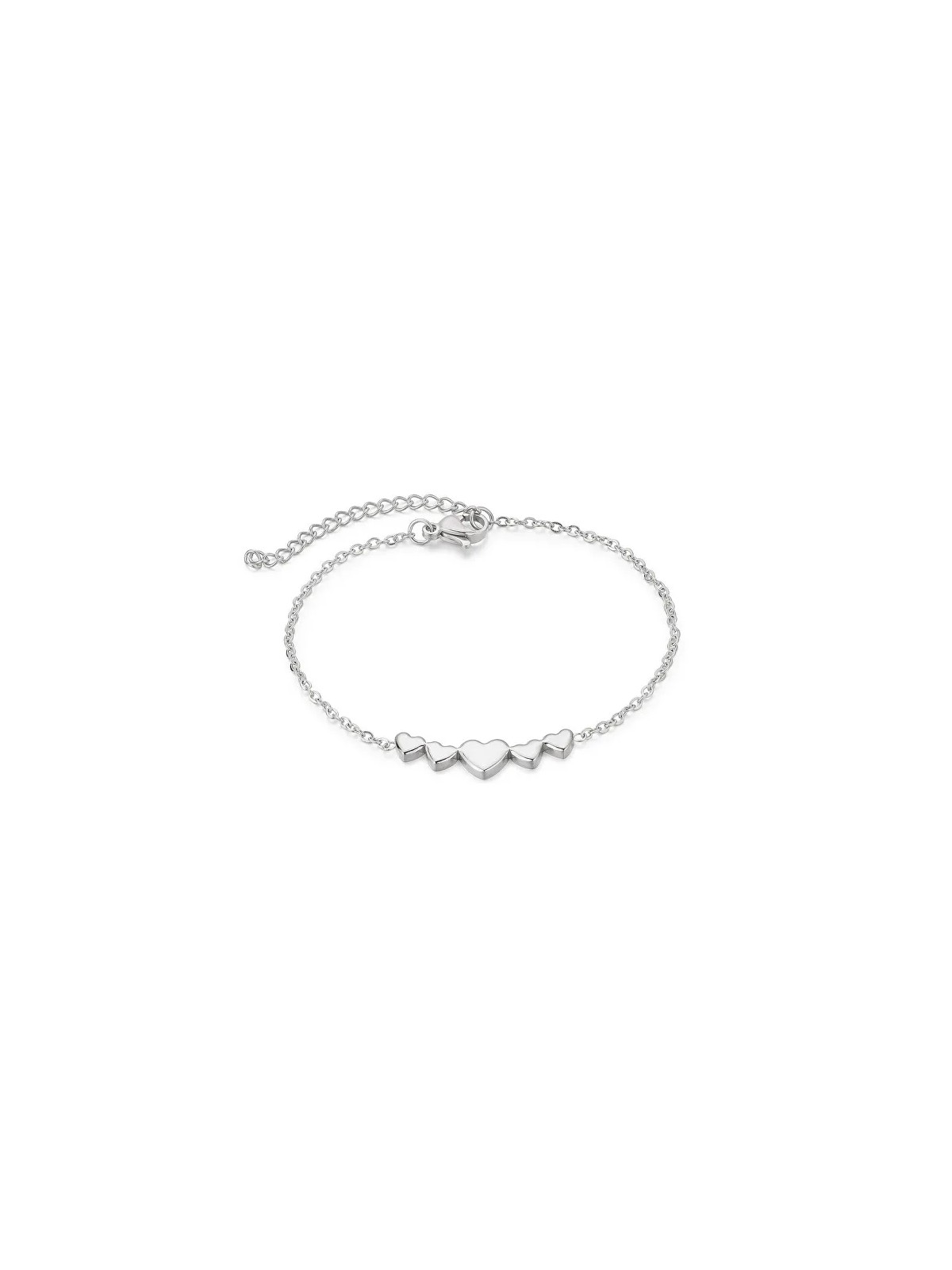Troli Bracciale romantico in acciaio Cuori VEDB0330S donna