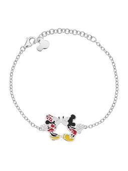 Disney Bellissimo braccialetto in argento di Topolino e Minnie BS00044SL-55.CS donna