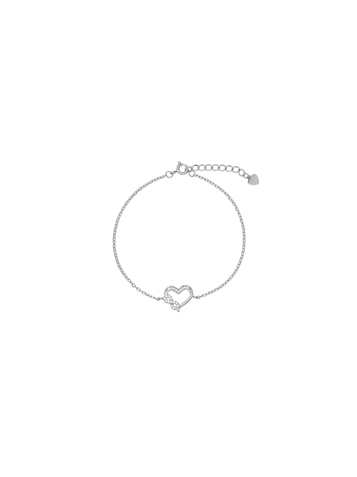 AGAIN Gioielli Delicato bracciale in argento Infinity Love AJNR0017 donna