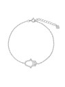 AGAIN Gioielli Bracciale Hamsa in argento popolare - Mano di Fatima AJNR0014 donna