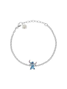 Disney Bracciale in argento giocoso Stitch Lilo & Stitch BS00094SL-65.CS donna