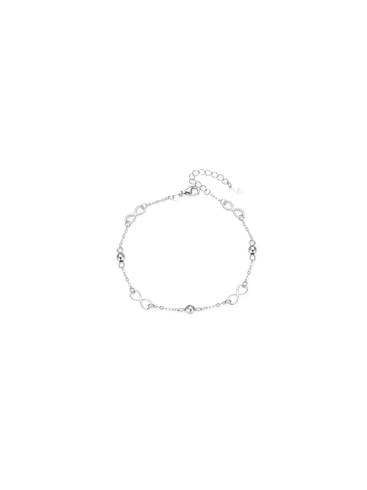 Agato Elegante bracciale in argento Infinity AGB765/21 donna