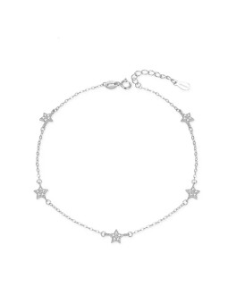 Agato Bracciale in argento con stelle scintillanti AGB768/21 donna