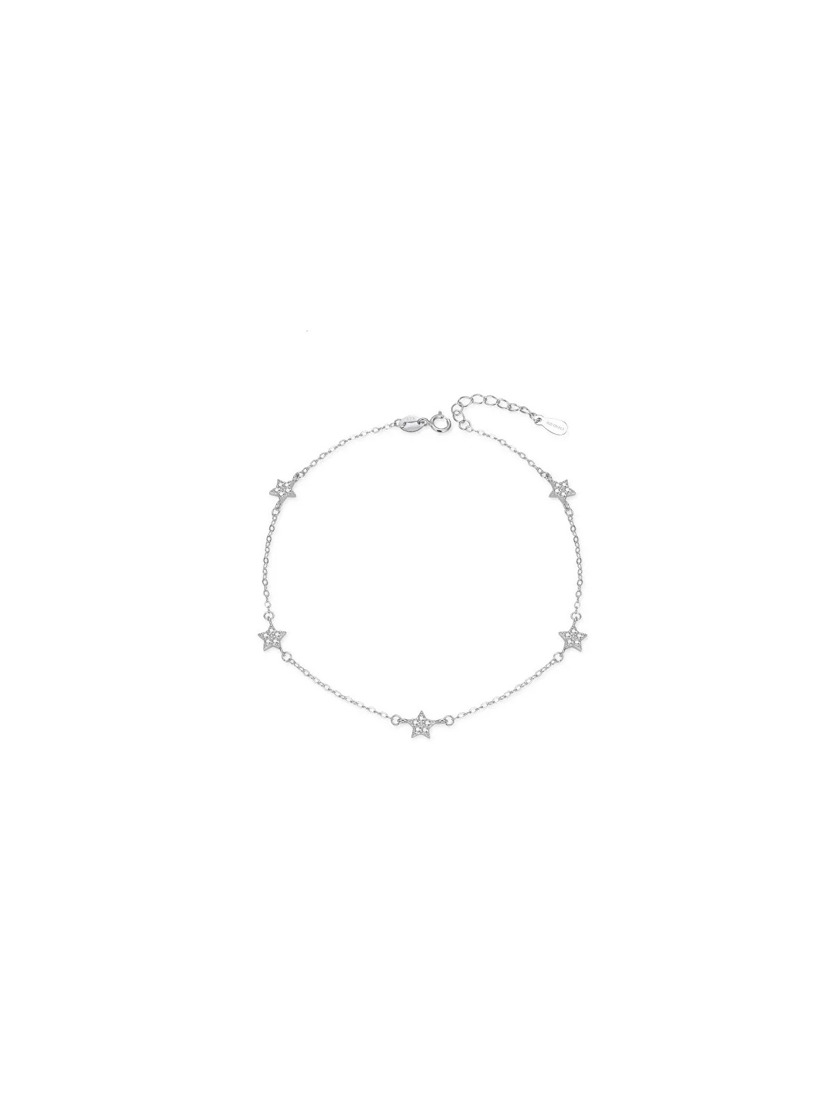 Agato Bracciale in argento con stelle scintillanti AGB768/21 donna